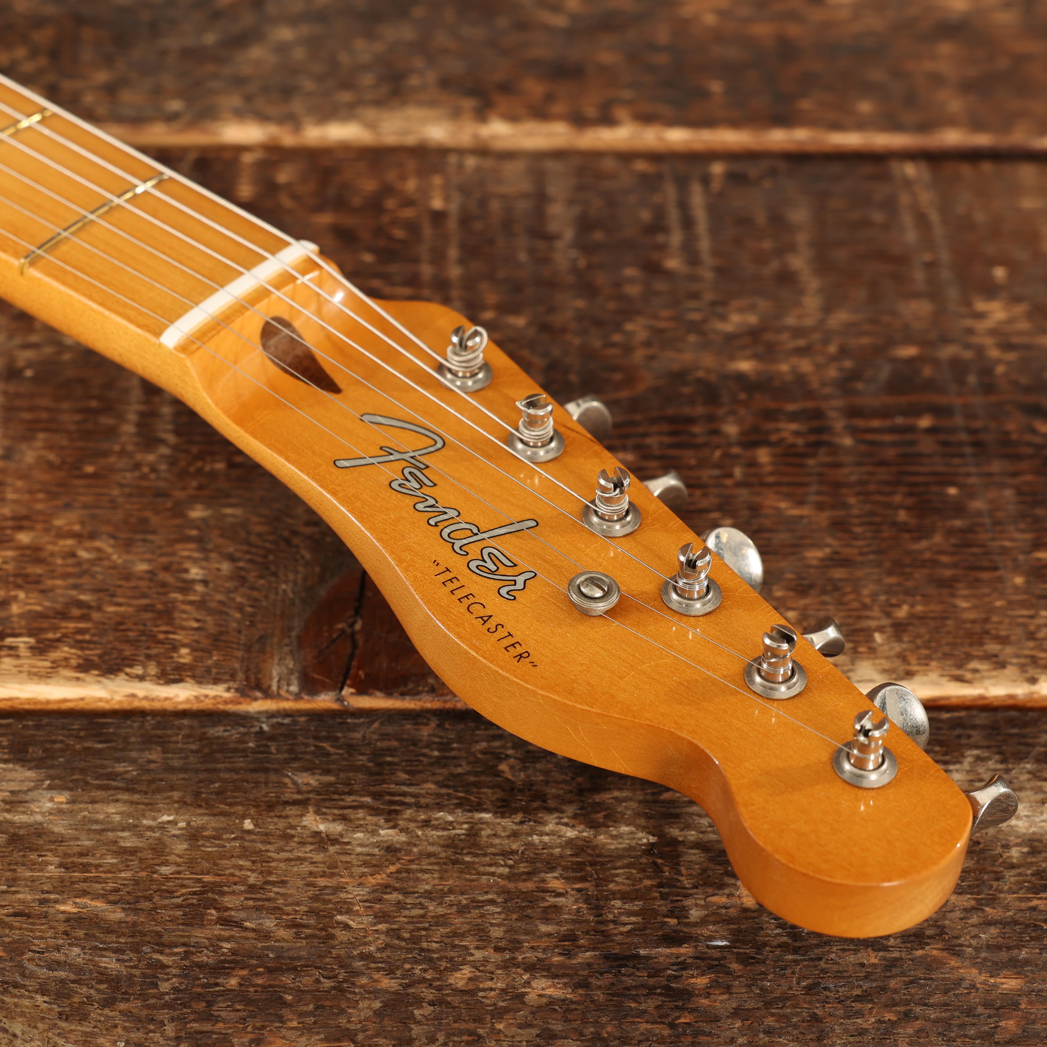 ギター Fender Road Worn '50s Tele warmoth Fender FSR Road Worn '50s Telecaster in Butterscotch Blonde